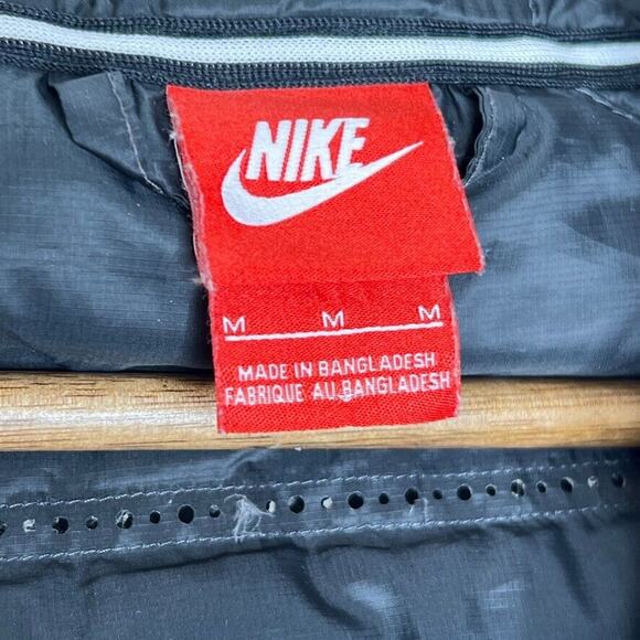 Nike Gray Aeroloft Parka Hooded Lined Full Zip Goose Down Jacket Size M Women's - Picture 5 of 12